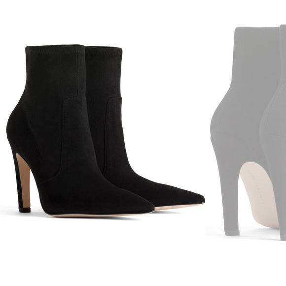 Siren Anika Black Suede Booties- Size 7 - Picture 2 of 7